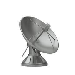 Modern Satellite Dish Receiver Communication Technology Global Signal