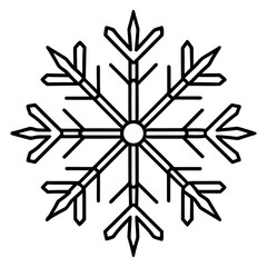 Minimal Snow Illustration