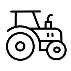 tractor isolated on white background