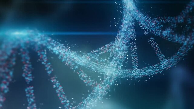 Human DNA Double Helix Structure Animation - Powered by Adobe
