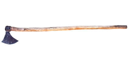 Tomahawk Light Axe Isolated on a White Background with Copy Text Space. Traditional Weapon Element for History Posters, Cultural Themes, and Craft-Inspired Designs. PNG File