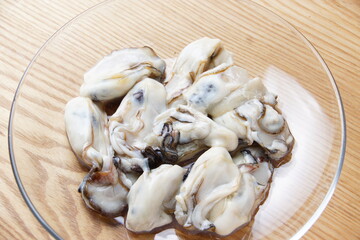 生牡蠣食材
