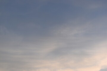 Obraz premium beautiful blue sky and white cloud background in springtime