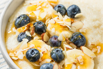 Healthy Homemade Creamy Farina Breakfast Porridge