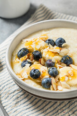 Healthy Homemade Creamy Farina Breakfast Porridge