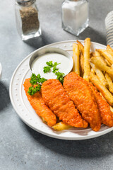 Spicy Homemade Buffalo Chicken Fingers