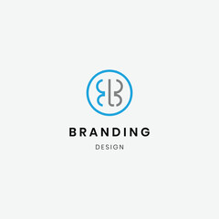 Professional initial B logo template