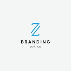Creative letter z icon logo design