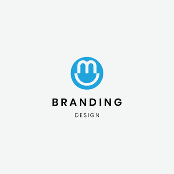 Professional corporate and finance letter UM logo