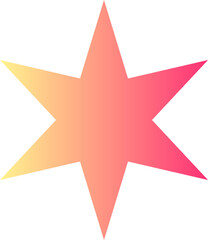 star shape gradient element
