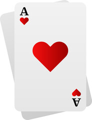 ace of hearts cartoon element