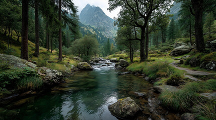 Obraz premium Whispers of the Wild - Nature’s Untouched Harmony