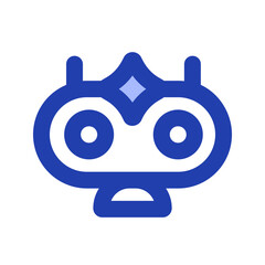 bot blue icon