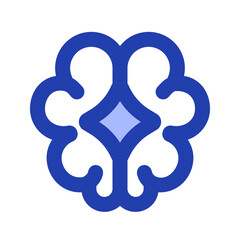 Fototapeta premium memory blue icon