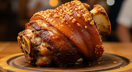 Roasted Pork Knuckle Crispy Skin & Juicy Meat
