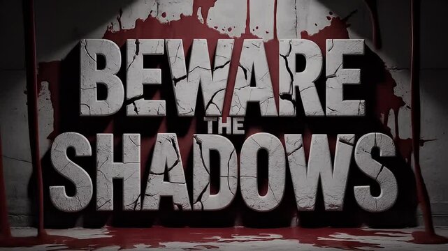 beware the shadows horror spooky blood grunge