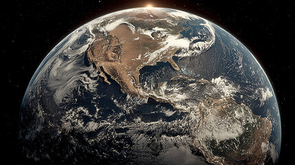 Obraz premium Earth’s Pulse - The Rhythm of a Living Planet