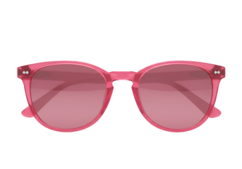 Trendy Pink Sunglasses: Easy-to-Use, Stylish Sun Protection Isolated on Transparent Background