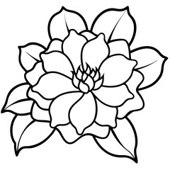 Simple Vapor Blossom Flat Design