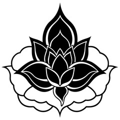 Obraz premium Simple Vapor Blossom Flat Design