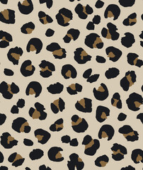 Leopard pattern design, vector illustration background