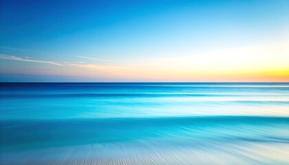 Obraz premium Serene Ocean Sunset Seascape.