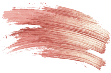Rosy, textured brushstroke swatch