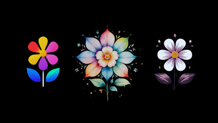 Obraz premium vector illustration of a flower