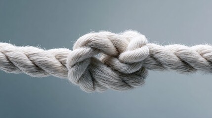 Professional Tangled Rope Knot Connectivity Concept Premium Modern Corporate Visual for Teamwork, Collaboration, and Digital Network Marketing Content