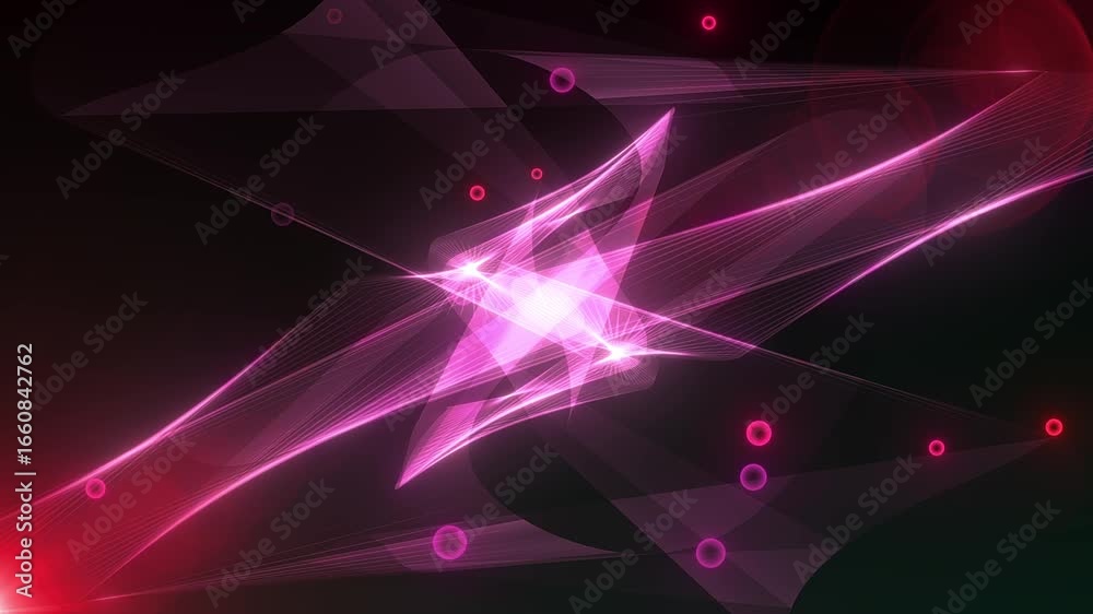 Wall mural abstract gradient wave loop background, gradient led glowing,seamless animation