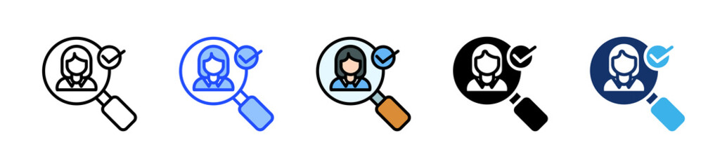 B2B Lead Icon Collection With Multiple Styles