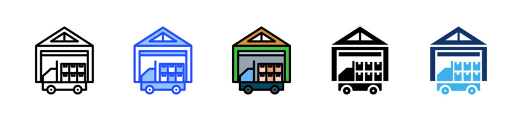 Wholesale Trade Icon Collection With Multiple Styles