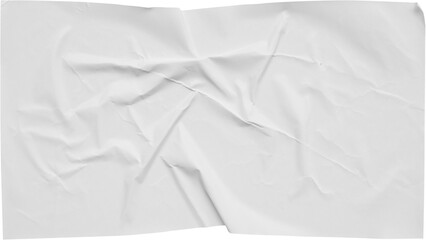 Paper sticker label isolated on white background