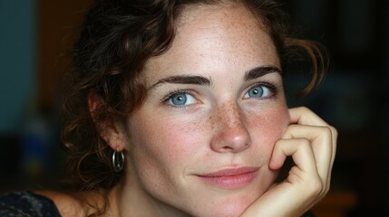 Fototapeta premium Listening to your body encourages awareness of energy, pain, or fatigue, guiding healthier choices that foster strength and well-being. 