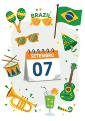 Brazil Independence Day September 7th Celebration.