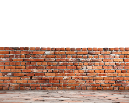 Brickwork and floor texture with ample space