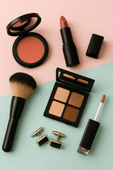  Makeup Essentials Blush Lipstick Eyeshadow and Accessories