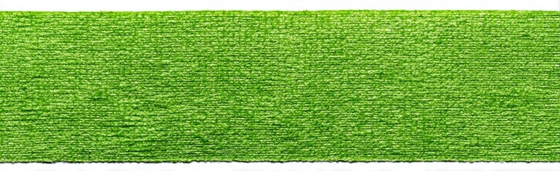 Bright lime green textured fabric swatch