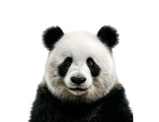 Half-body panda facing forward