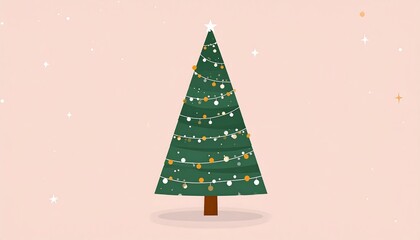 Christmas tree illustration