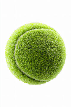 Tennis Ball Sports Equipment Green Texture Round Game Outdoor Activity Training Fun Exercise Recreational Accessory Competitive Motion Vibrant Nature Fitness Youth Athletic Fabric Design