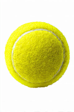 Tennis Ball Yellow Fuzzy Equipment Close-Up Outdoors Sport Recreation Competitions Exercise Fitness Match Court Leisure Activity Dynamics Rubber Round Performance Professional Athlete Tournament