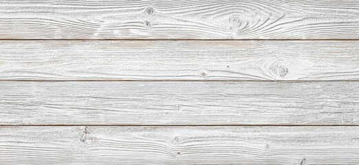 Naklejka premium Close-up of horizontal, light gray wooden planks