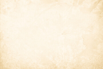 Colour old concrete wall texture background. Close up retro plain cream color cement wall background texture. Design paper vintage parchment element.