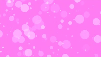 Pink Bokeh Background, Abstract Circles, Digital Art