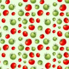 similar pattern watercolor tomatoes