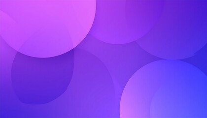 Obraz premium Abstract background featuring overlapping circles in shades of purple, violet, and blue, creating a soft, modern, and vibrant design.
