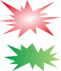 2D classic explosion graphics 