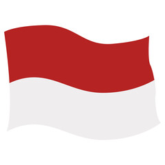 Indonesia Flag Illustration
