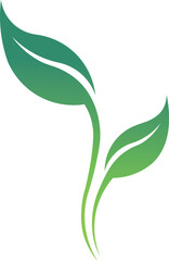 Leaf logo Vector EPS file Depositphotos